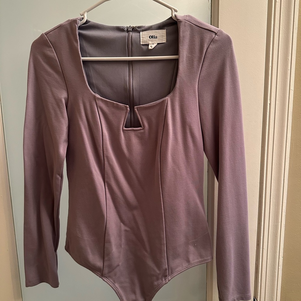 Women's Purple Long Sleeve Top